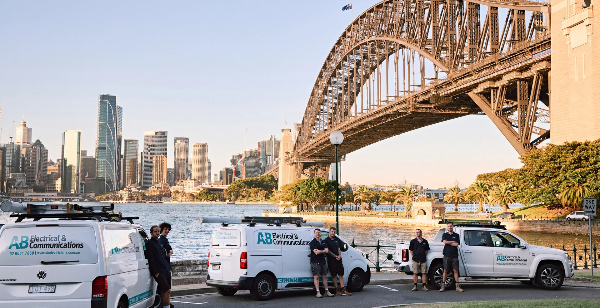 The Electricians Matraville team at the end of a run